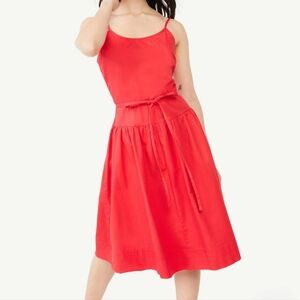 Free Assembly Hot Pink Drop Waist Dress